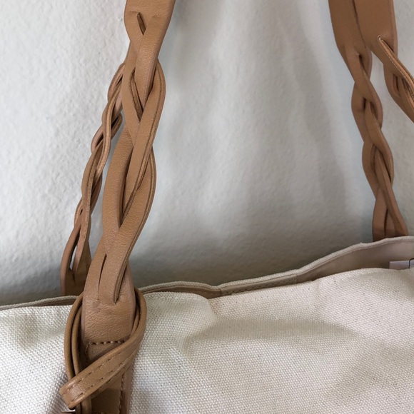 NWT Canvas Bicycle Tote Bag! - Picture 3 of 5